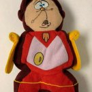 DISNEY STORE COGSWORTH BEAUTY AND THE BEAST BEANIE PLUSH VINTAGE BEAN BAG RARE