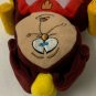 DISNEY STORE COGSWORTH BEAUTY AND THE BEAST BEANIE PLUSH VINTAGE BEAN BAG RARE