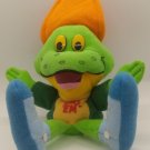 Dig 'Em Frog Smacks 1997 Kellogg's Cereal Bean Bag Breakfast Bunch Plush 9"