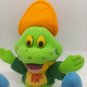 Dig 'Em Frog Smacks 1997 Kellogg's Cereal Bean Bag Breakfast Bunch Plush 9"