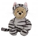 Ganz 6" Wee Bears Gray Tabby Cat Kitten Plush Stuffed Animal