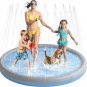 Splash Pad for Dogs and Kids, Thicken Sprinkler Pad Pool Summer Water Toys for T