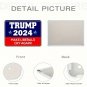 1pc Trump 2024 Glam Style Iron Wall Hanging Sign, Multipurpose Weather-Resistant