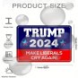 1pc Trump 2024 Glam Style Iron Wall Hanging Sign, Multipurpose Weather-Resistant