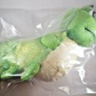 EUC GANZ WEBKINZ HM434 GREEN & YELLOW CATERPILLAR PLUSH & BEANBAG NO CODE