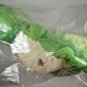 EUC GANZ WEBKINZ HM434 GREEN & YELLOW CATERPILLAR PLUSH & BEANBAG NO CODE