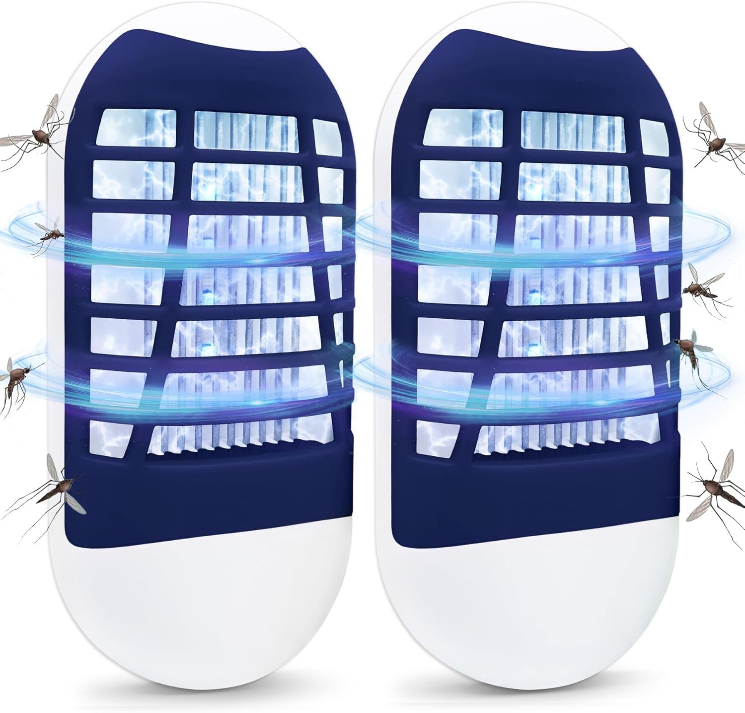 Bug Zapper Indoor, Electronic Fly Zapper Lamp, Non-Toxic, Silent Insect Mosquito