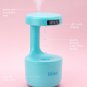 Humidifier - Ultrasonic Humidifier with Water Drop Backflow, LED Clock Display -