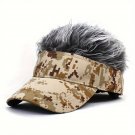 Versatile & Cool Wig Hat for Street Style - Sun-Protective, Fashion-Forward