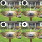 Solar Bird Bath Fountain Pump, Upgrade 1.4W Solar Fountain with 6 Nozzle, Free S