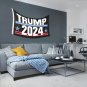 1pc, Trump 2024 Flag Banner - Large 3ft x 5ft Display Area, Durable
