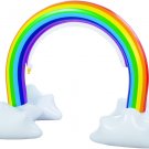 Inflatable Rainbow Arch Sprinkler - Giant Fun Outdoor Water Toy for Kids Attache