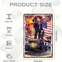 1pc Trump 2024 Sign, Feet Trump 2024 Take American, Trump 2024 Metal Sign,