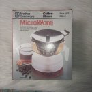 Vintage Anchor OvenWare MicroWare Coffee Maker 18oz New in Open Box 1980s NOS