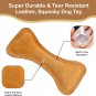 Dura Fused Leather Bone Dog Toy, 7-Inch