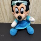 disney mickey's christmas carol minnie mouse 8" plush stuffed toy vintage used