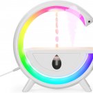 Table Lamp Humidifier Diffuser, Colorful Atmosphere Light with 350Ml Anti-Gravit