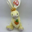 TY 2002 Nibblies Beanie Babies Collection Bunny Rabbit Plush Stuffed Animal Toy