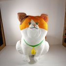 Disney Store plush Mochi cat Big Hero 6 stuffed animal soft toy white orange 11"