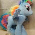 My Little Pony Large Rainbow Dash Plush Stuffed Toy 20" Hasbro Blue Pegasus 2014