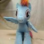 My Little Pony Large Rainbow Dash Plush Stuffed Toy 20" Hasbro Blue Pegasus 2014
