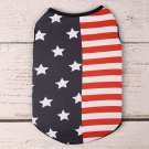 New in Package: Medium Independence Day Pet Vest! Vibrant stars and stripes