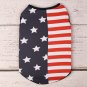 New in Package: Medium Independence Day Pet Vest! Vibrant stars and stripes