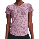 Under Armour Women's Streaker Short Sleeve Mauve Pink XS NWT