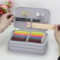 36/48/72 Holes Oxford School Pencil Case Creative Large Capacity Drawing Pen Bag