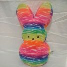 Peeps Bunny Rabbit Tie Dye Easter Plush Rainbow Stuffed Animal Medium 9”