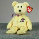 Mother Yellow Mothers Day Bear Ty Beanie Baby 2002