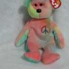 Ty Beanie Babies- Peace Bear **RARE**