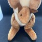 Ty Beanie Baby Pouch the Kangaroo 7 Inch MWMTs Stuffed Animal Plush 1996