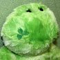 BUILD A BEAR 16" SHAMROCK FROG STUFFED ANIMAL GREEN CLOVER FLUFFY PLUSH TOY