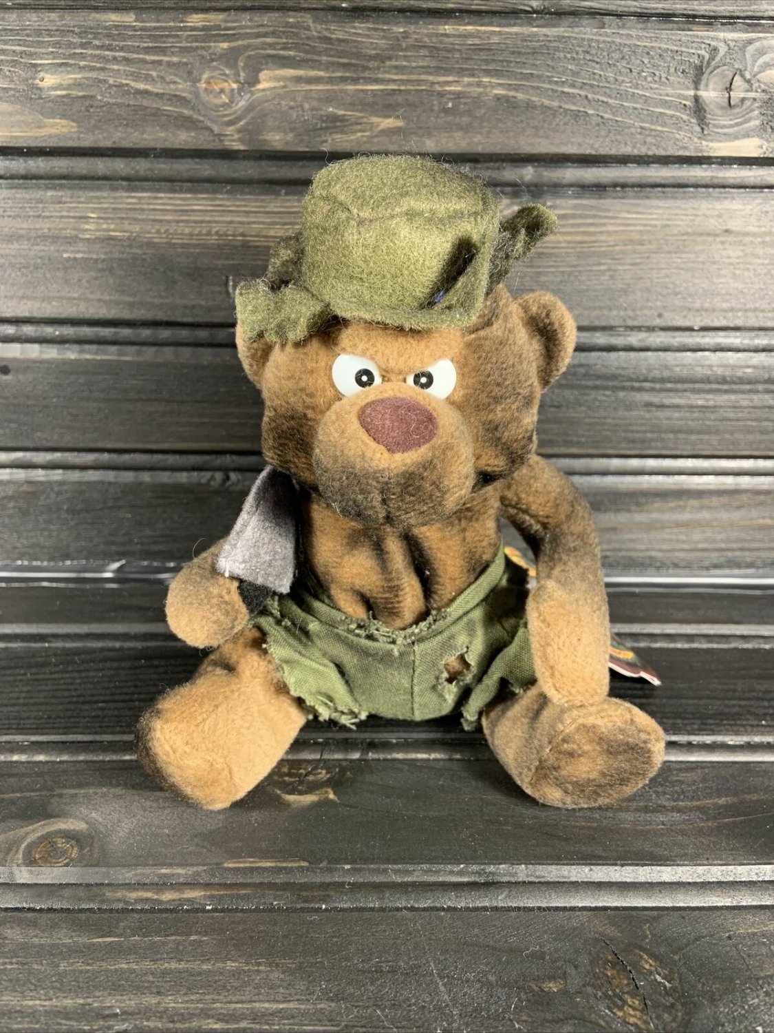 Vintage 1998 Meanies Series 2- BURNY THE BEAR NWT