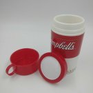 2 Vintage 1998 CAMPBELL'S SOUP Can-Tainer Insulated Thermos Container