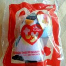 2021 McDONALD HAPPY MEAL TY TEENIE BEANIE BOOS PONGO THE PENGUIN TOY #5-MIB