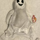 Retired 1999 Ty Beanie Baby ~ Sheets ~  NWT ~ 8” Halloween Ghost Plush