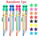 1Pc 8 in 1 Multicolor Crayons Creative Push Style DIY Replaceable Oil Pastel Col
