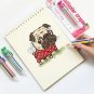 1Pc 8 in 1 Multicolor Crayons Creative Push Style DIY Replaceable Oil Pastel Col