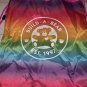 Build A Bear BAB Tie Dye Rainbow Drawstring Bag Backpack Cinch