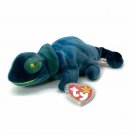 Ty Original Beanie Baby Rainbow Chameleon Plush Stuffed Animal 1997 PE Pellets