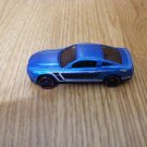 Hot Wheels Diecast 2010 Ford Mustang GT Car - 2009 Mattel - Blue Striped