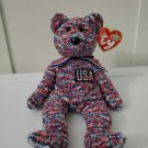 Ty “USA” Beanie Baby Bear 2000