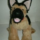 BUILD A BEAR PUP PUPPY DOG GERMAN SHEPHERD 16" PLUSH STUFFED ANIMAL BLACK BROWN