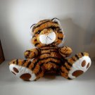 Taddle Toes Trooper Tiger Brown and Black Aurora Plush Stuffed Animal Toy