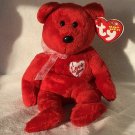 Ty Beanie Baby “Secret” I Love You Bear, Fr 2003