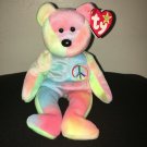 Original Ty Beanie Baby Peace the Bear1996