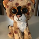 Ty Beanie Boos BUCKWHEAT the Lynx Cat 6” Glitter Eyes Plush Stuffed Animal