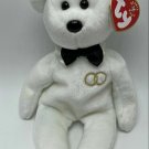 Ty Beanie Babies Mr. The Groom Bear 2001 NWMT